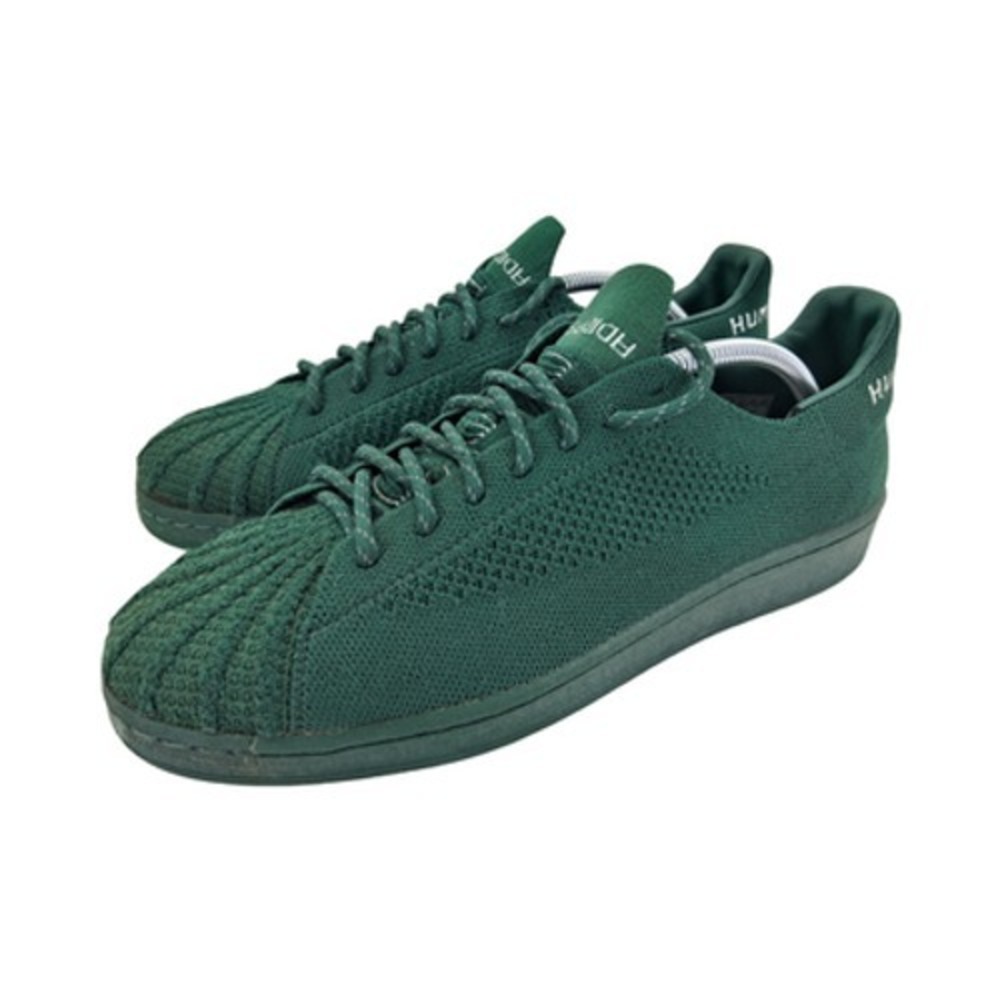 Adidas Human Race Superstar Shoes Mens Size 11 Green Knit Sneakers S42798